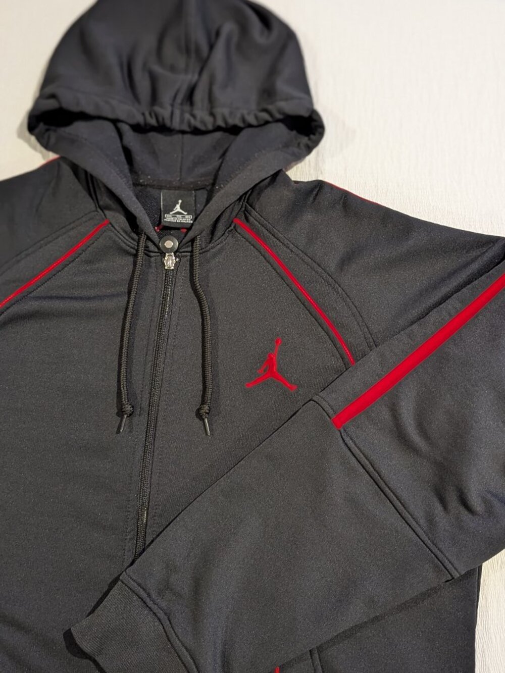 Vintage Air Jordan Full-Zip Track Style Hoodie